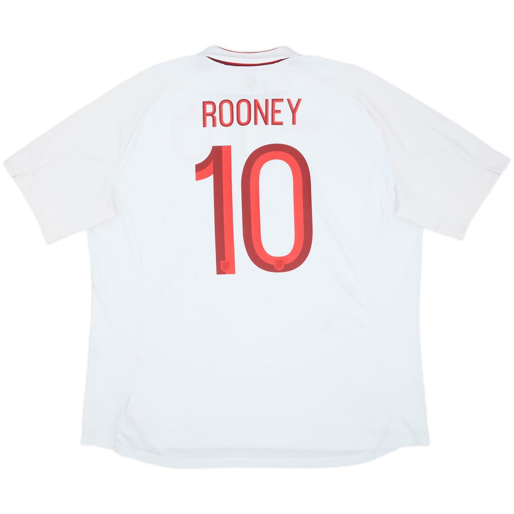 2012-13 England Home Shirt Rooney #10 - 7/10 - (3XL)