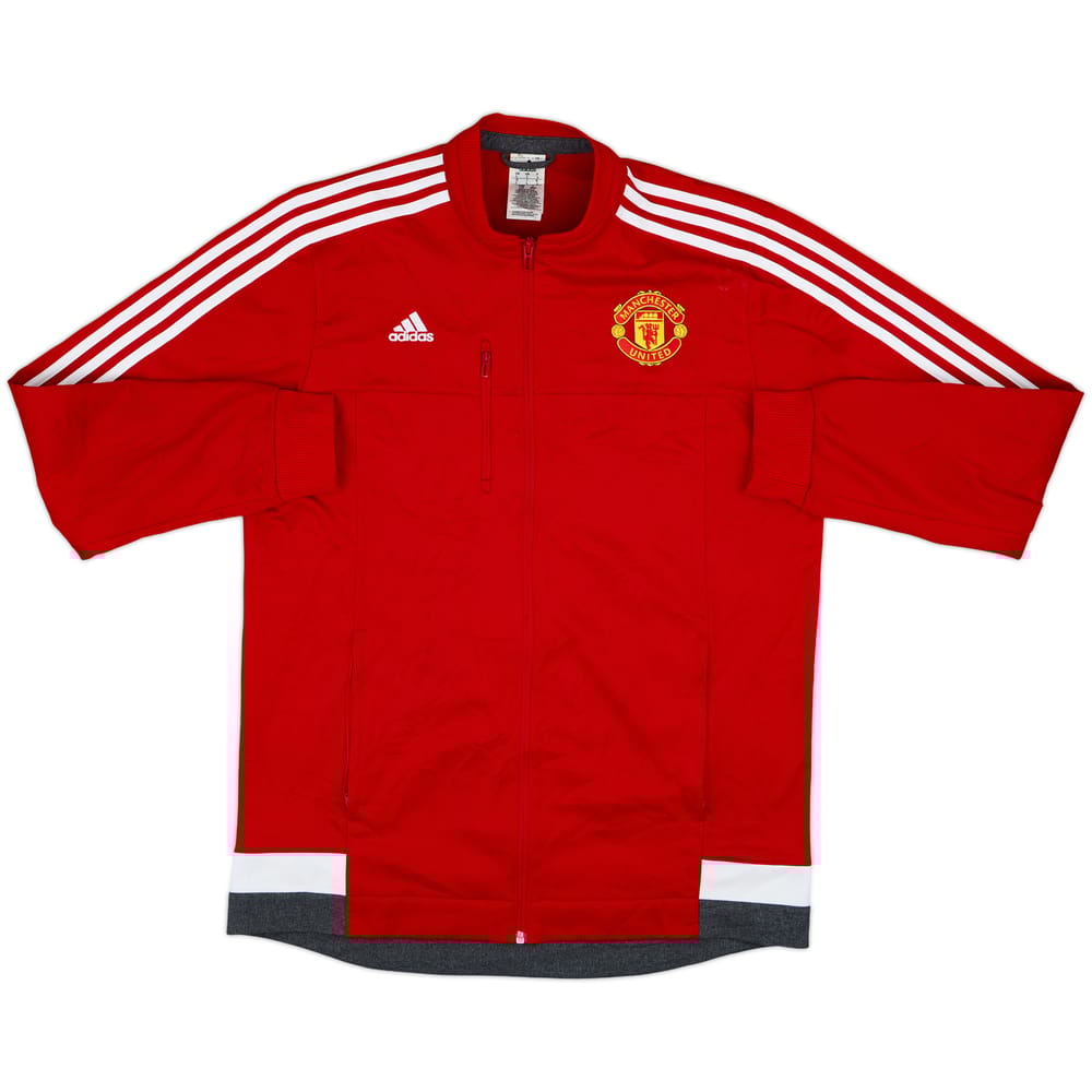 2015-16 Manchester United adidas Track Jacket - 6/10 - (L)