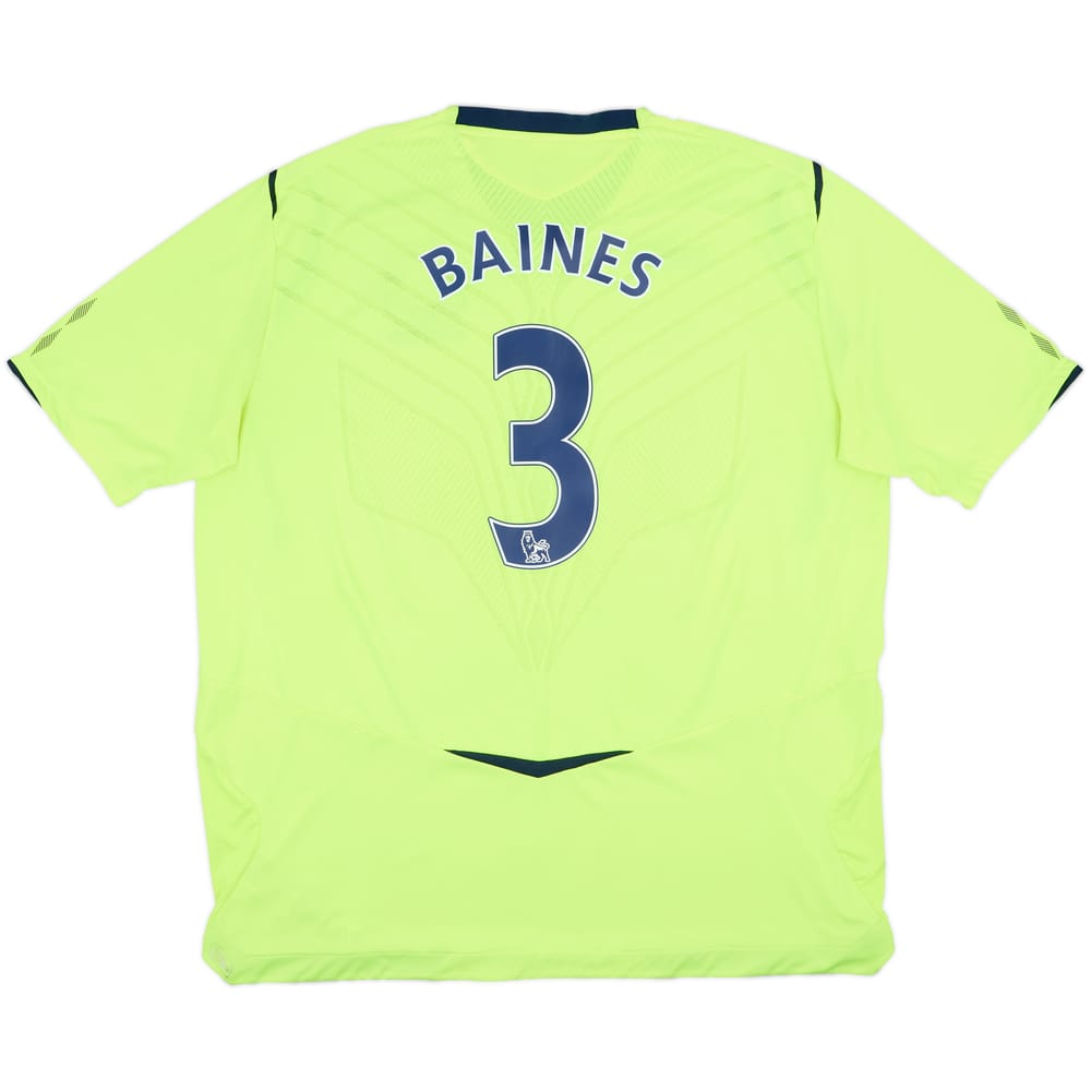 2008-09 Everton Third Shirt Baines #3 - 8/10 - (3XL)