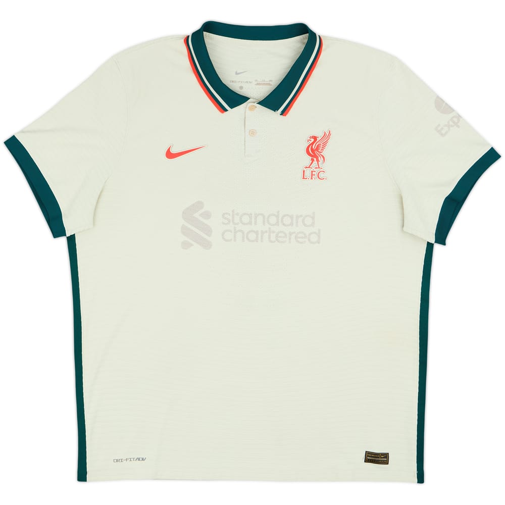 2021-22 Liverpool Authentic Away Shirt - 4/10 - (XXL)