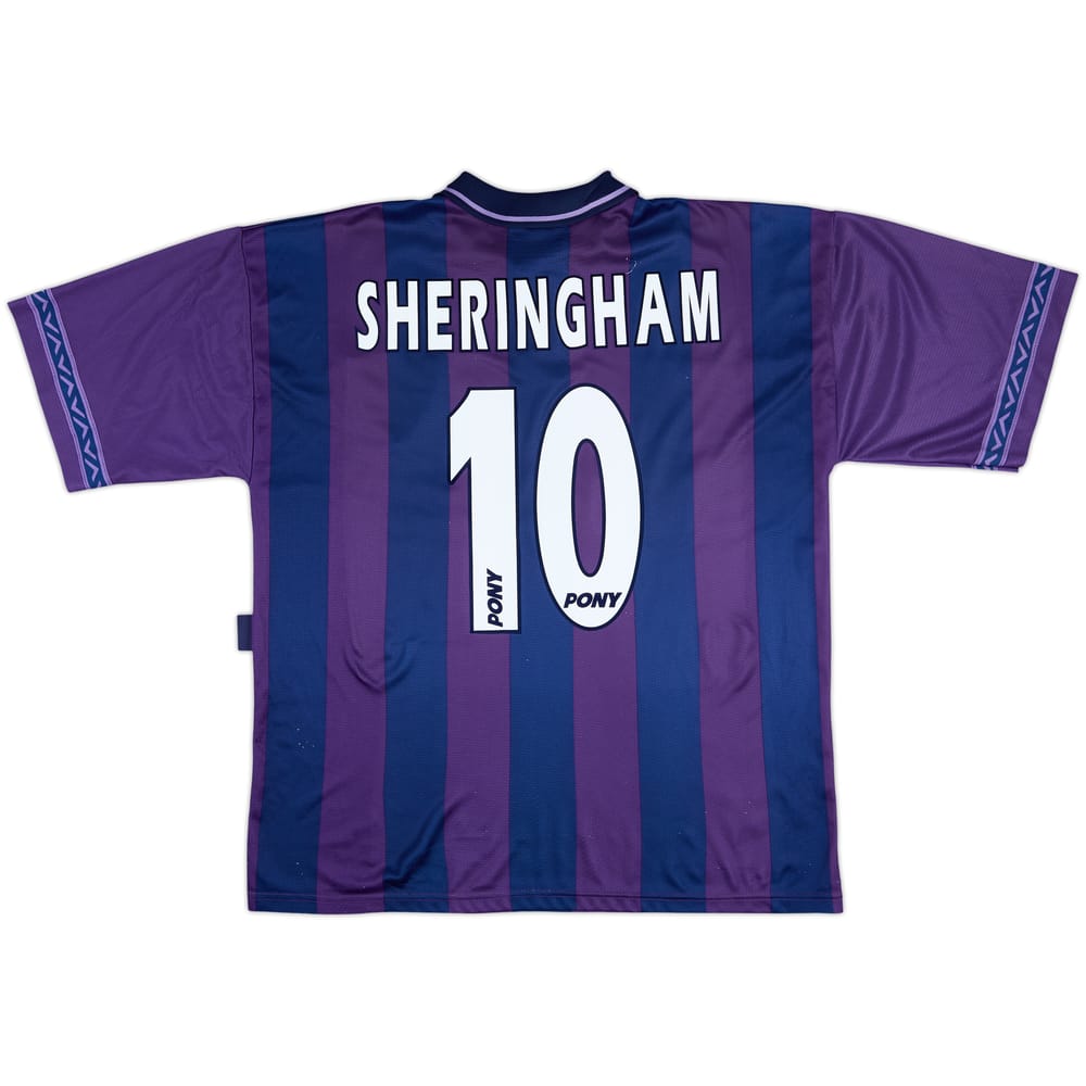 1995-97 Tottenham Away Shirt Sheringham #10 - 8/10 - (L)