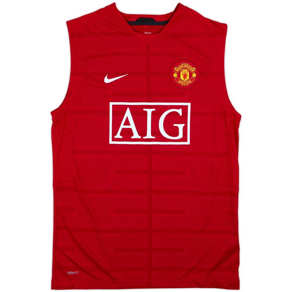 2009-10 Manchester United Nike Training Vest - 10/10 - (M)