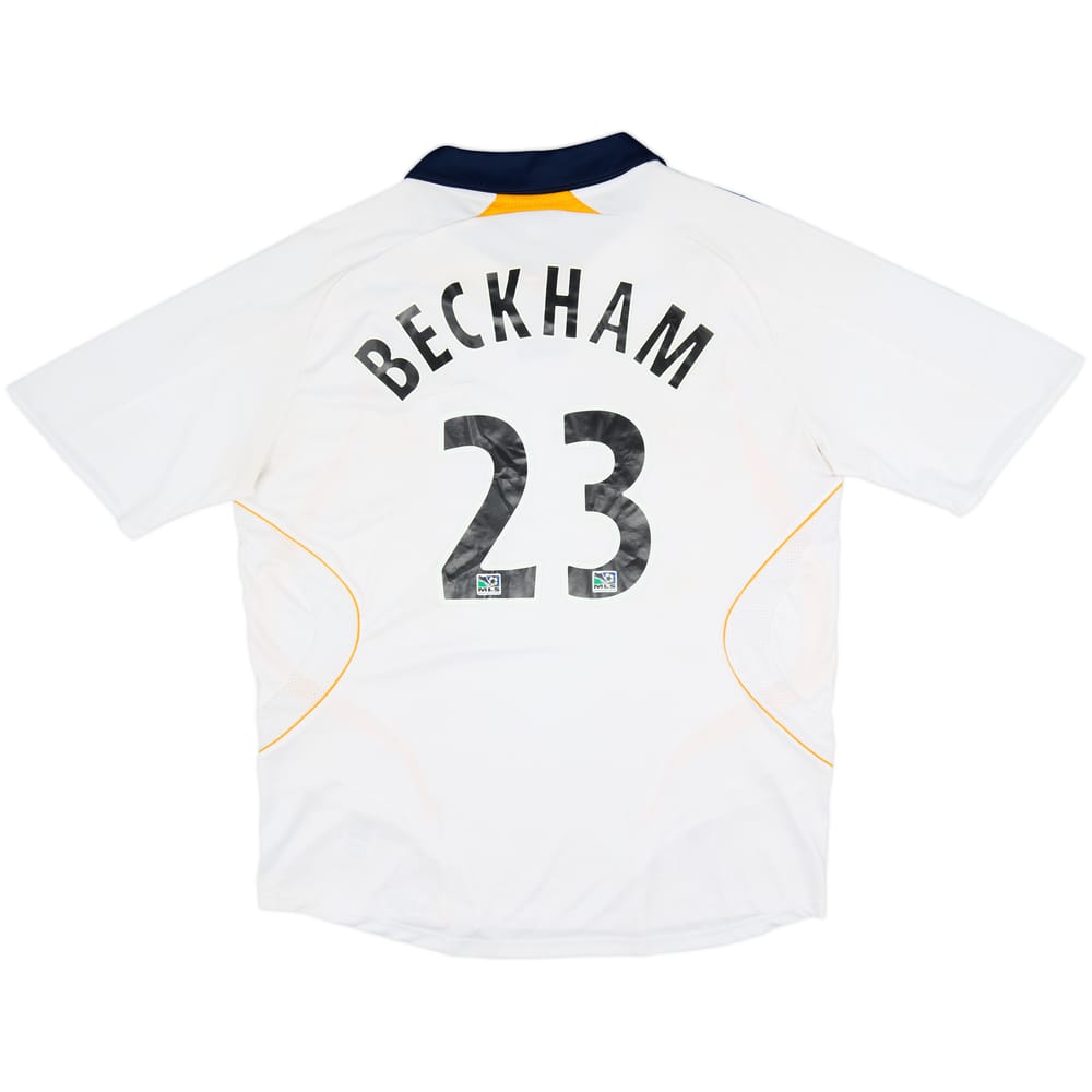 2007-08 LA Galaxy Home Shirt Beckham #23 - 6/10 - (XL)