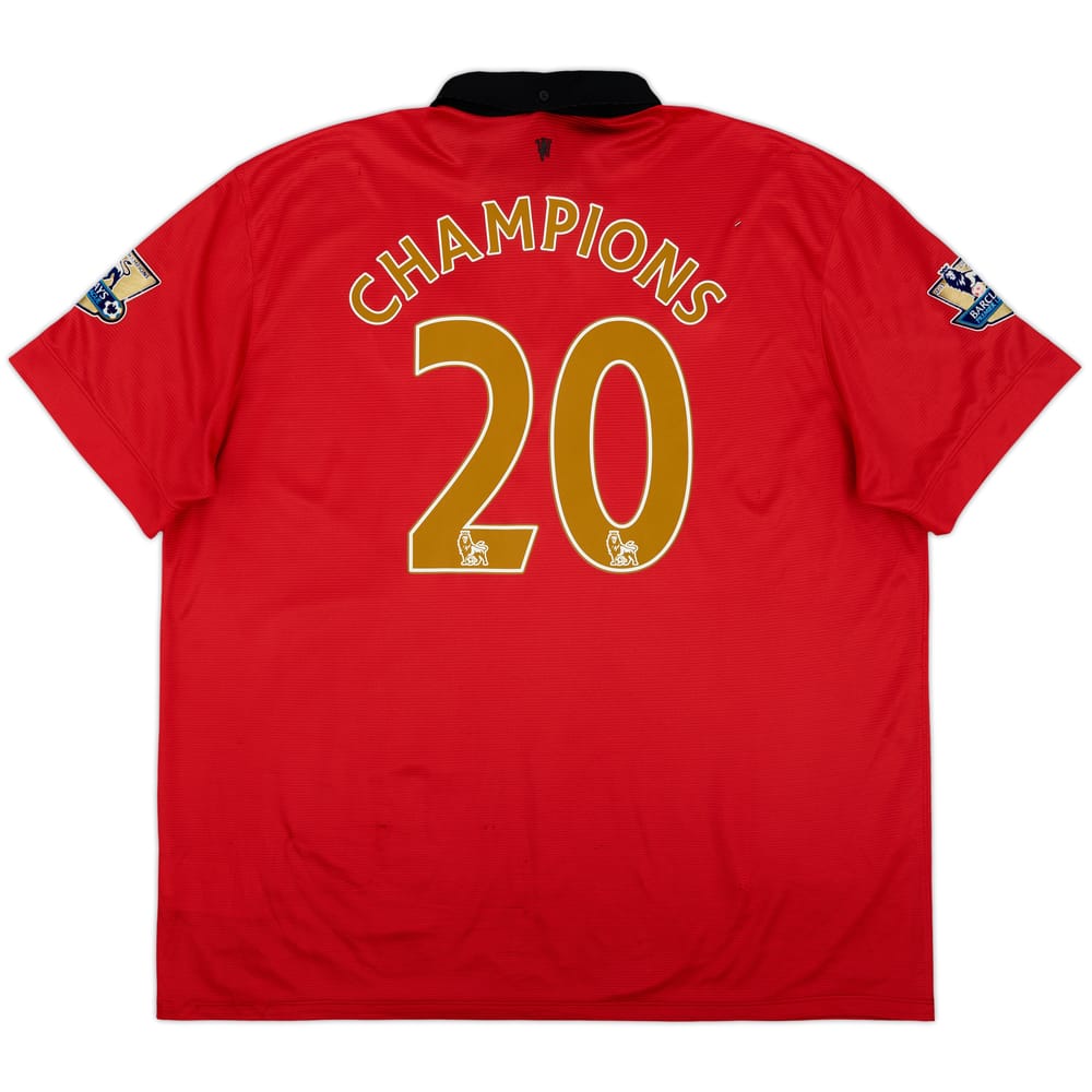 2013-14 Manchester United Home Shirt Champions #20 - 5/10 - (XXL)