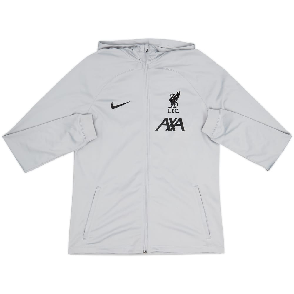 2023-24 Liverpool Nike Hooded Track Jacket - 9/10 - (XL.Boys)
