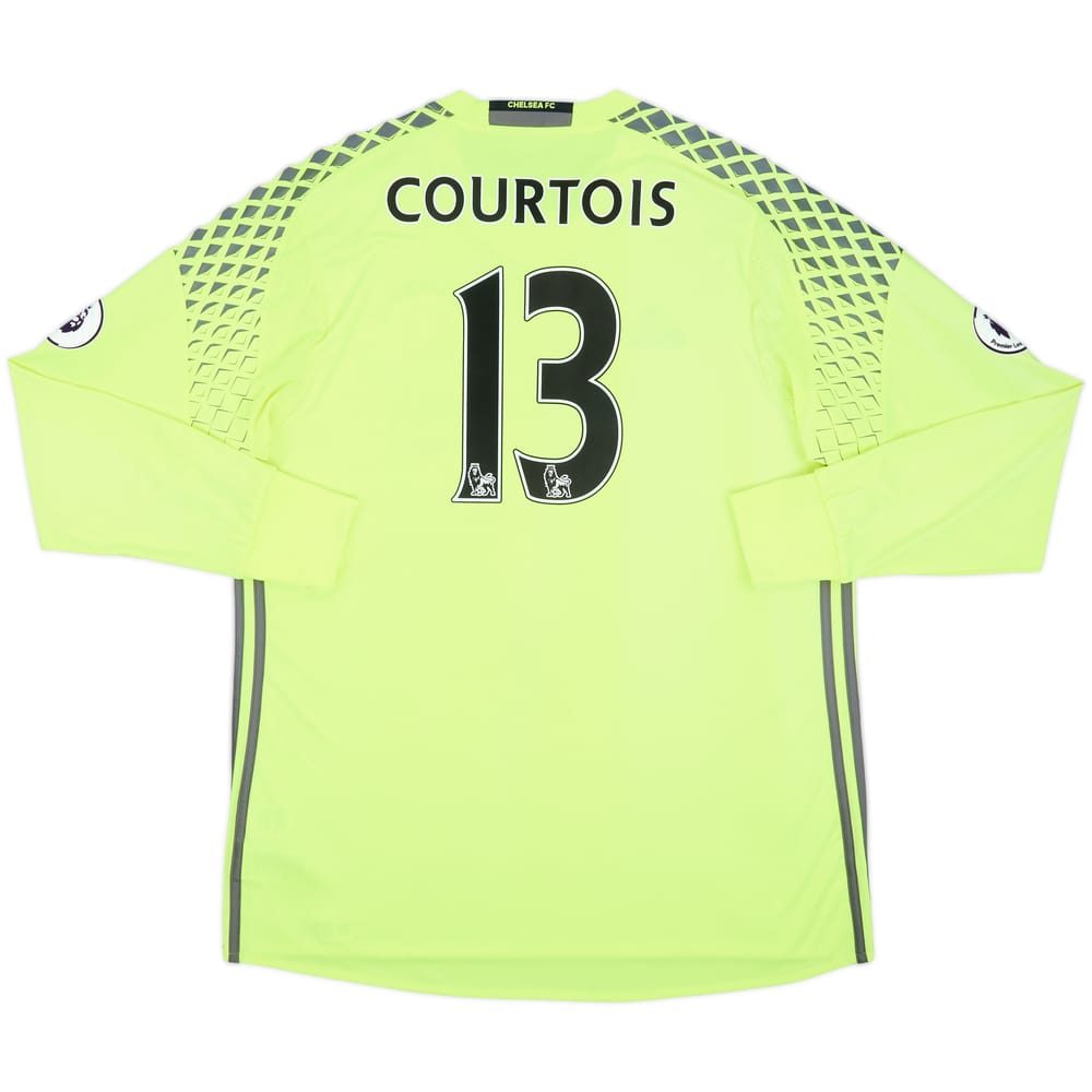 2016-17 Chelsea GK Shirt Courtois #13 - 9/10 - (XL)