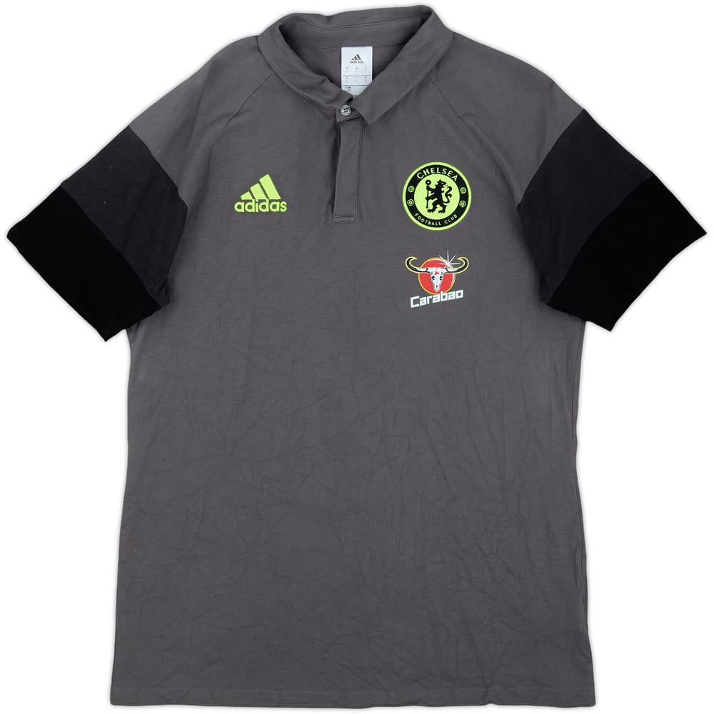 2016-17 Chelsea adidas Polo Shirt - 9/10 - (L)