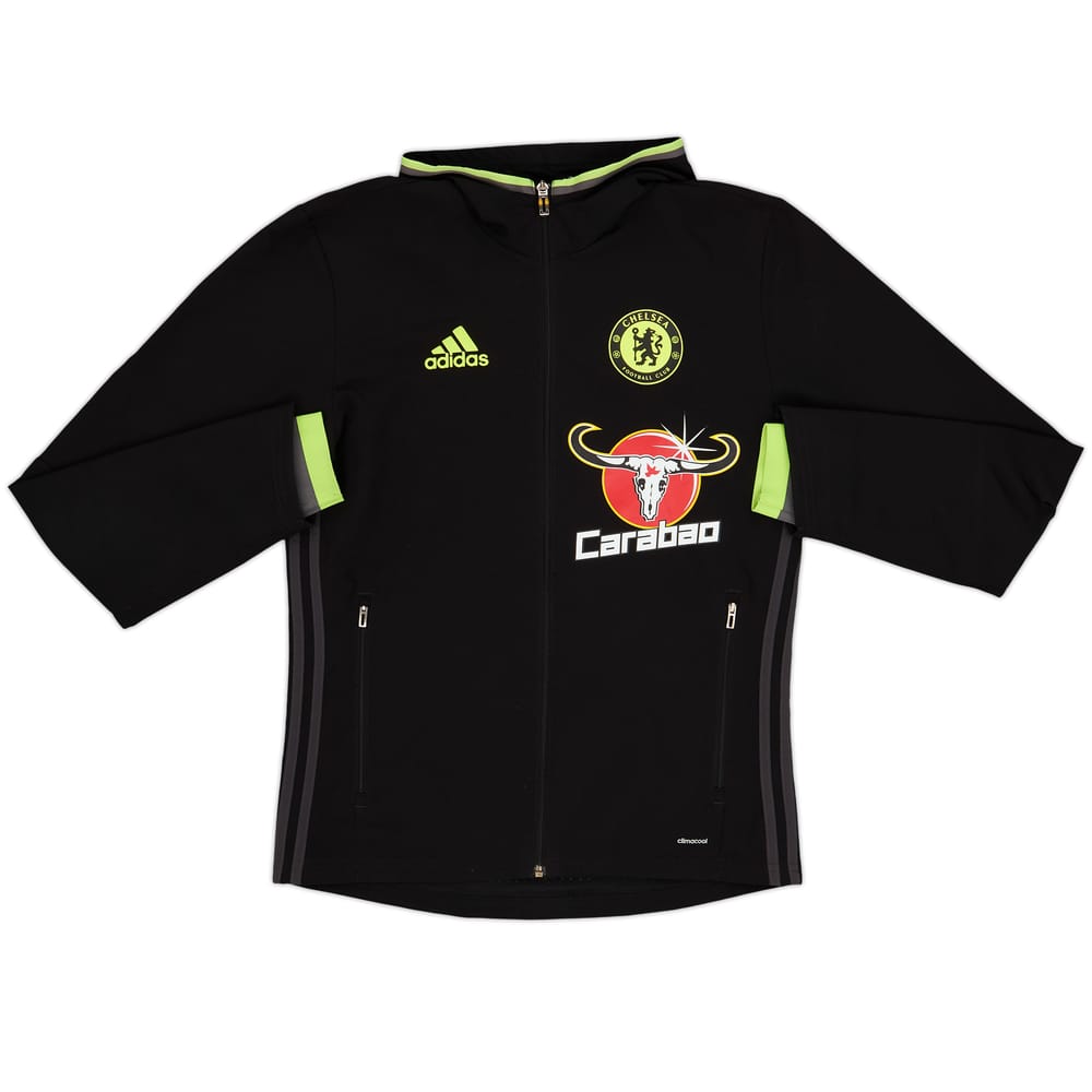 2016-17 Chelsea adidas Hooded Track Jacket - 8/10 - (S)