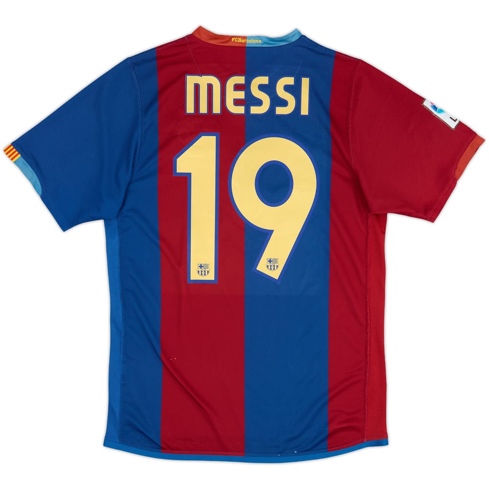 2006-07 Barcelona Home Shirt Messi #19 - 5/10 - (M)