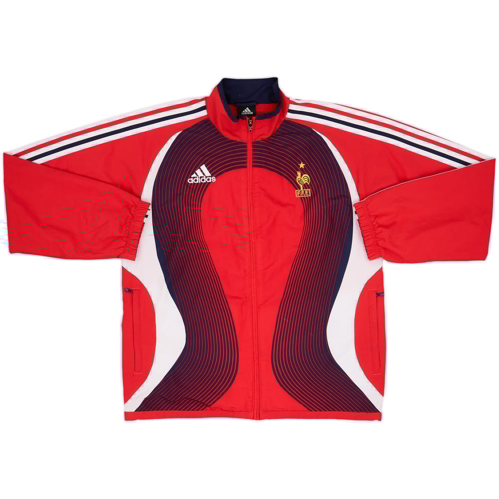 2007-08 France adidas Track Jacket - 10/10 - (S)