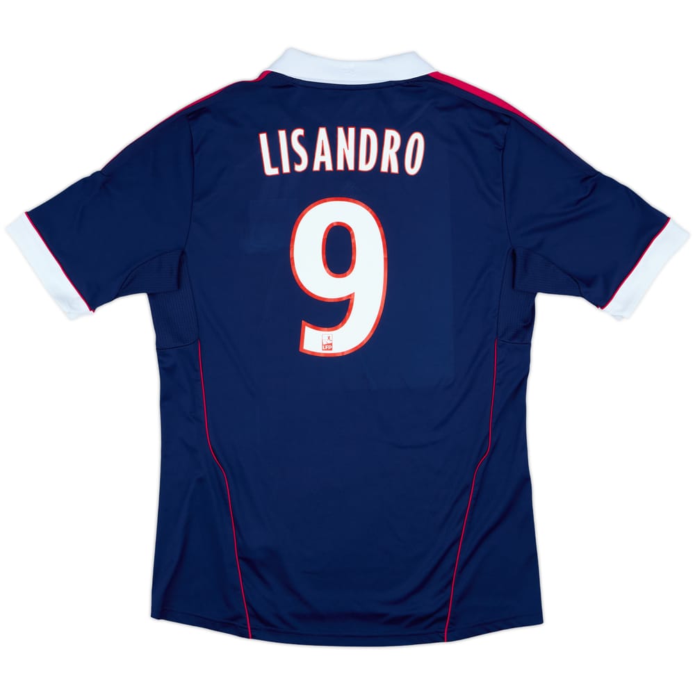 2011-12 Lyon Away Shirt Lisandro #9 - 7/10 - (L)