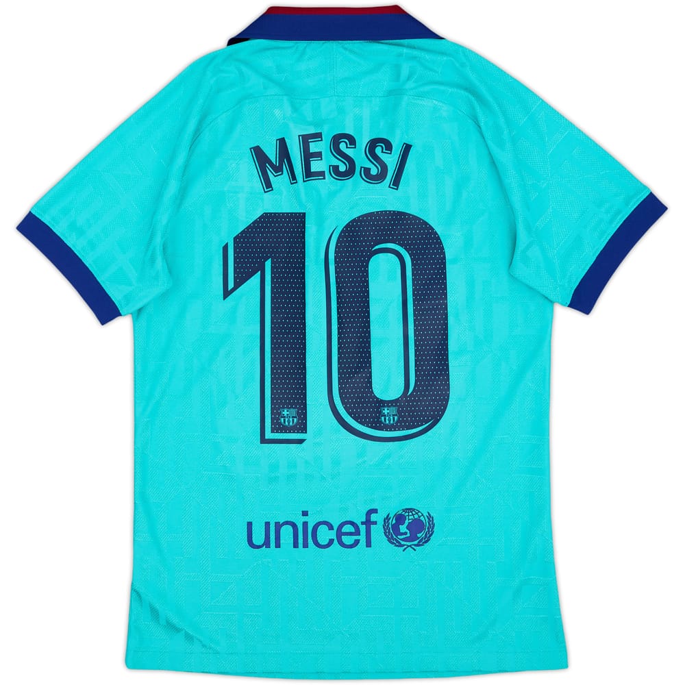 2019-20 Barcelona Authentic Third CL Shirt Messi #10 - 7/10 - (S)