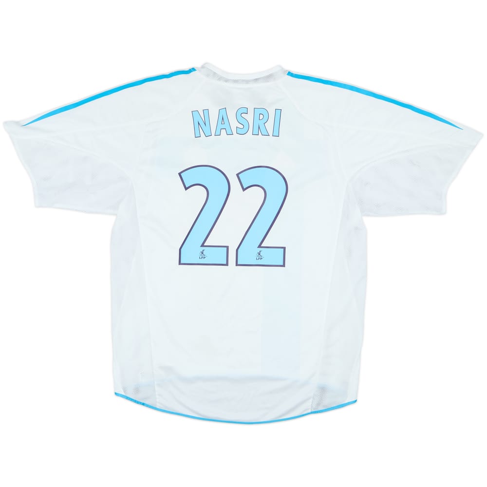 2004-05 Olympique Marseille Home Shirt Nasri #22 - 8/10 - (L)