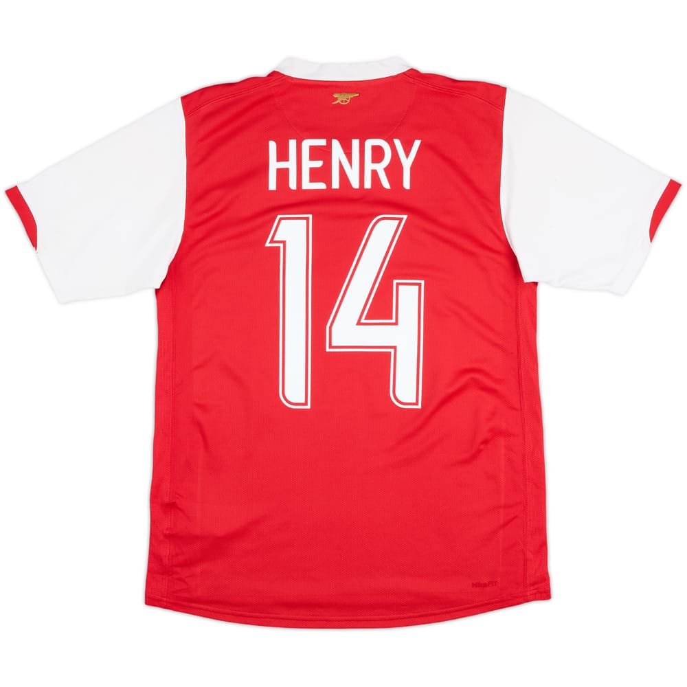 2006-08 Arsenal Home Shirt Henry #14 - 6/10 - (S)