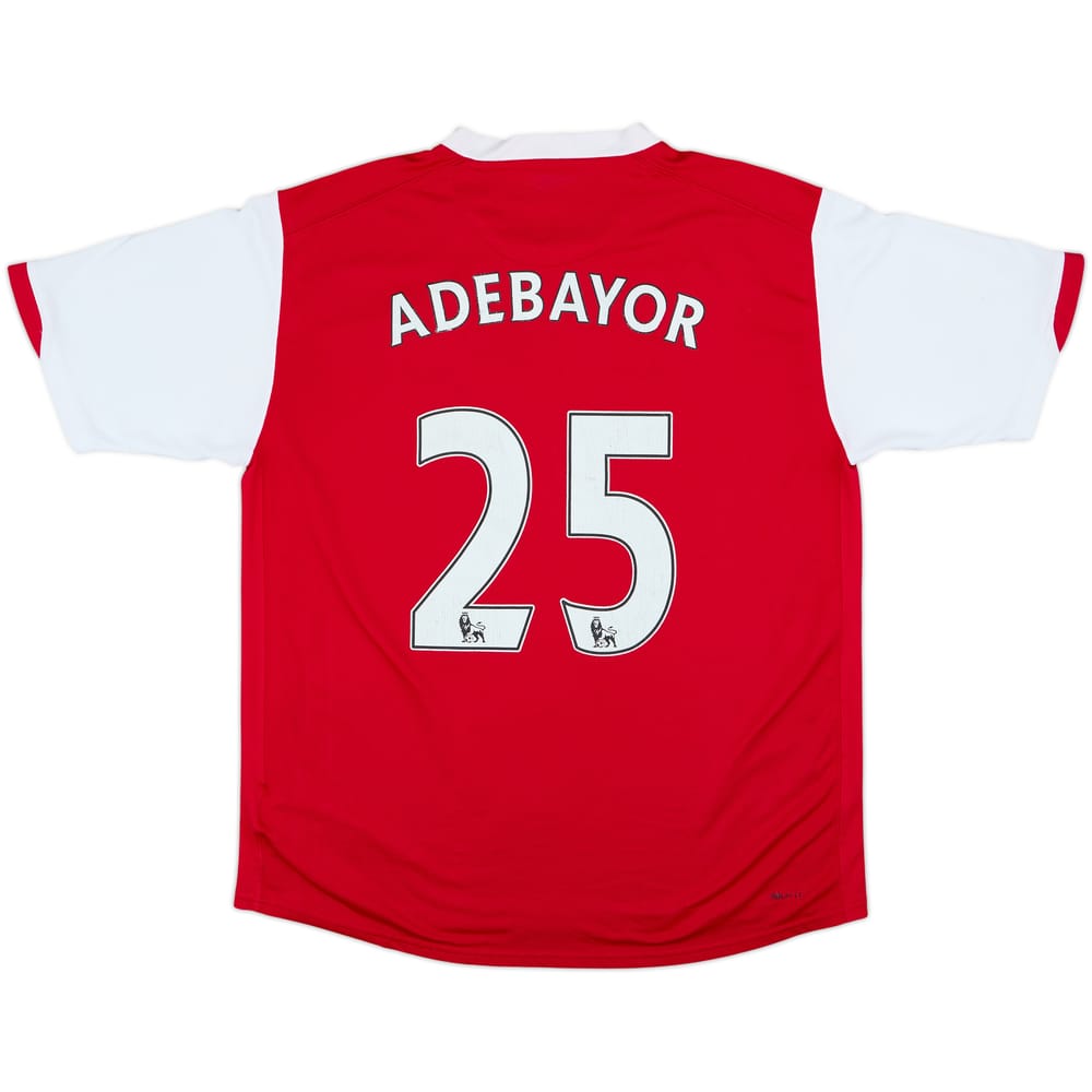 2006-08 Arsenal Home Shirt Adebayor #25 - 6/10 - (L)