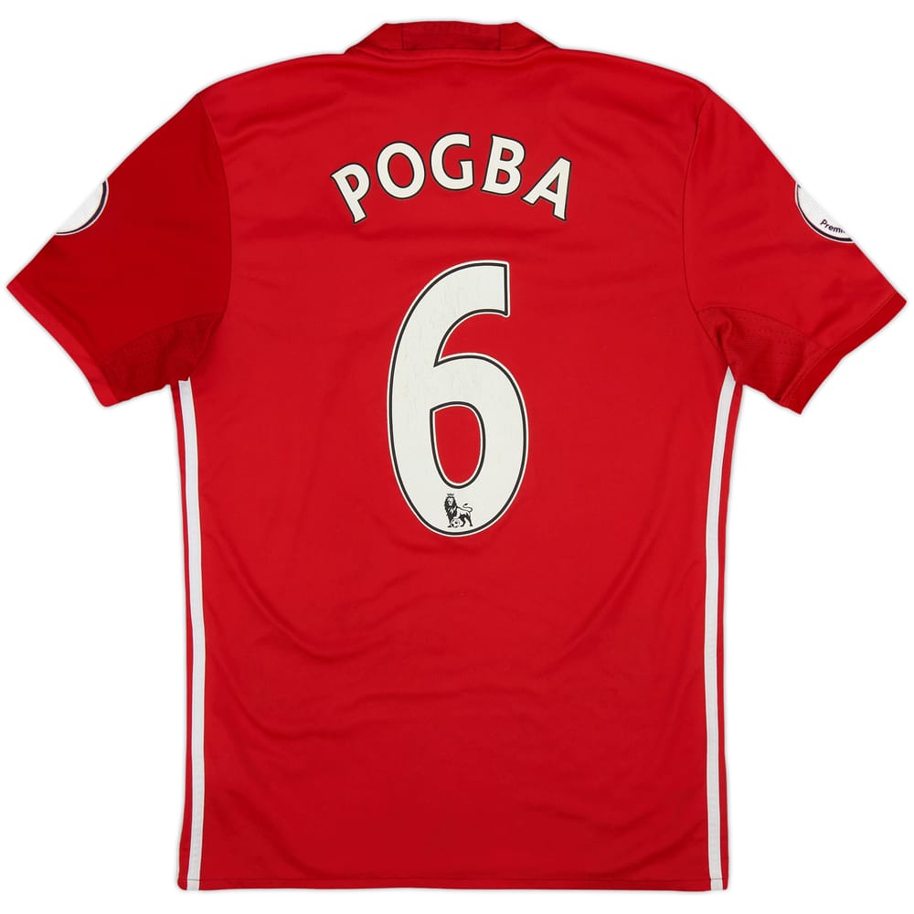 2016-17 Manchester United Home Shirt Pogba #6 - 5/10 - (S)