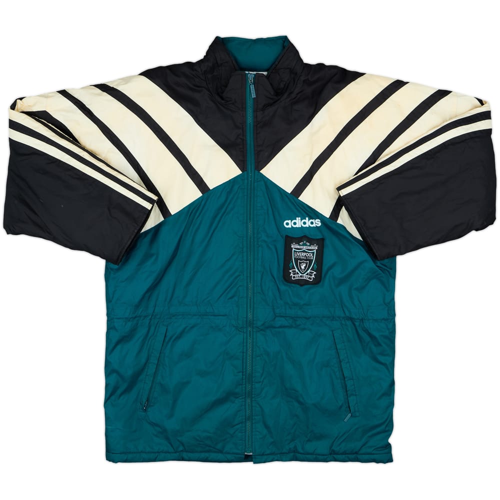 1995-96 Liverpool adidas Padded Bench Coat - 5/10 - (M)