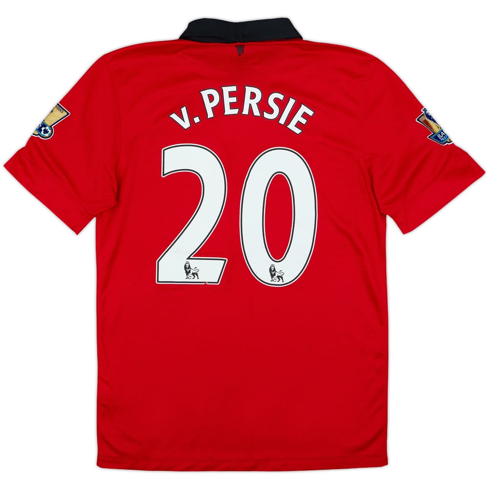 2013-14 Manchester United Home Shirt v.Persie #20 - 5/10 - (S)