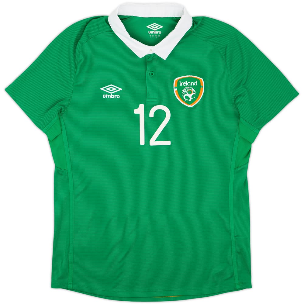 2014-16 Ireland Youth Match Issue Home Shirt #12