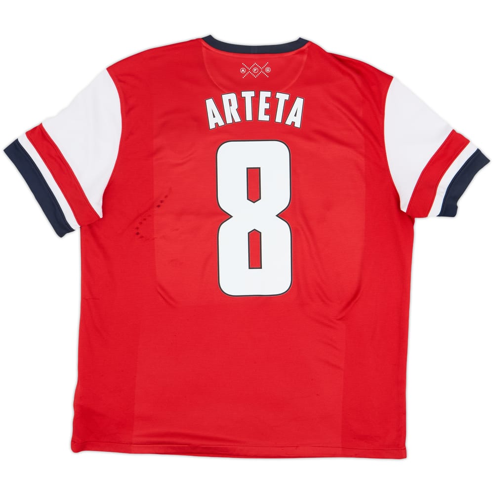 2012-14 Arsenal Home Shirt Arteta #8 - 5/10 - (XL)