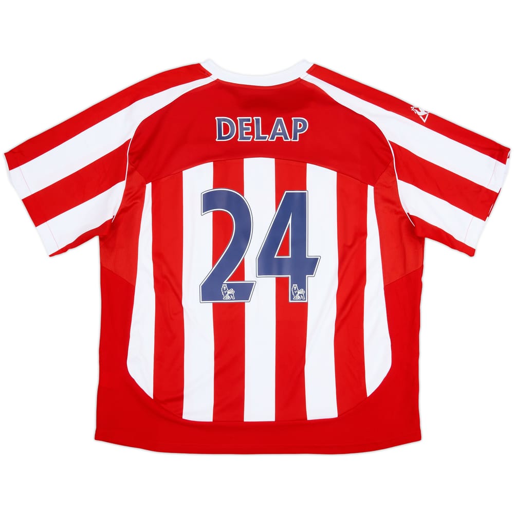2009-10 Stoke City Home Shirt Delap #24 - 7/10 - (XXL)