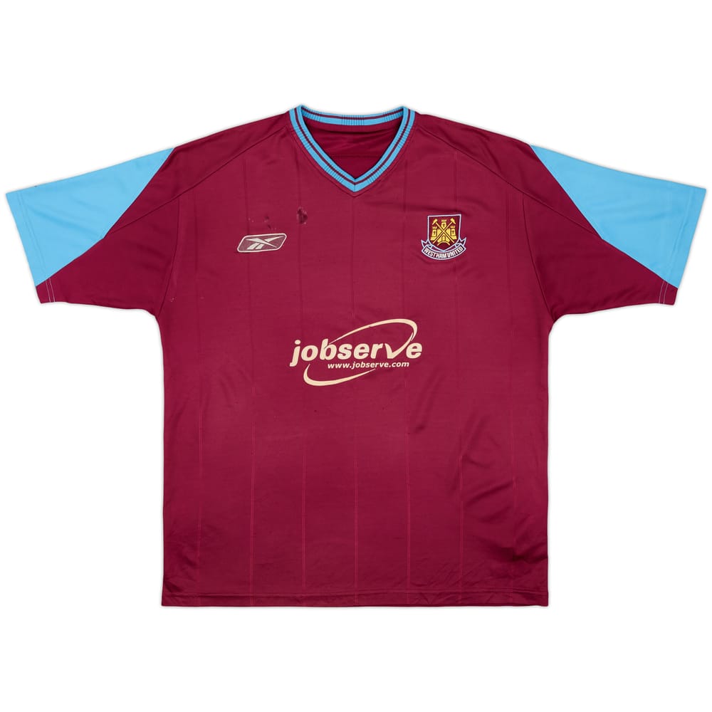 2003-05 West Ham Home Shirt - 5/10 - (XL)