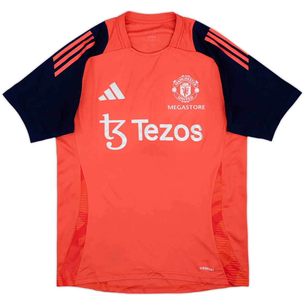2024-25 Manchester United 'Megastore' adidas Training Shirt - 10/10 - (M)