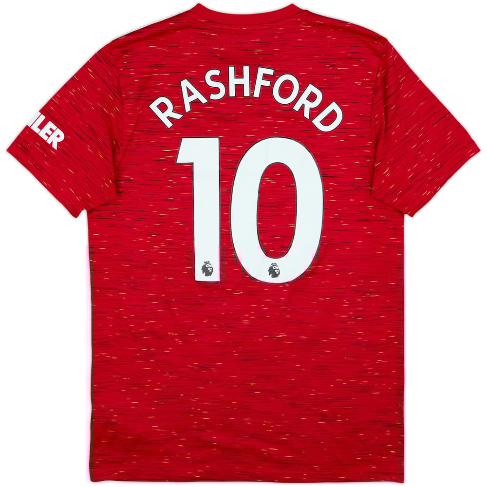 2020-21 Manchester United Home Shirt Rashford #10 - 9/10 - (M)