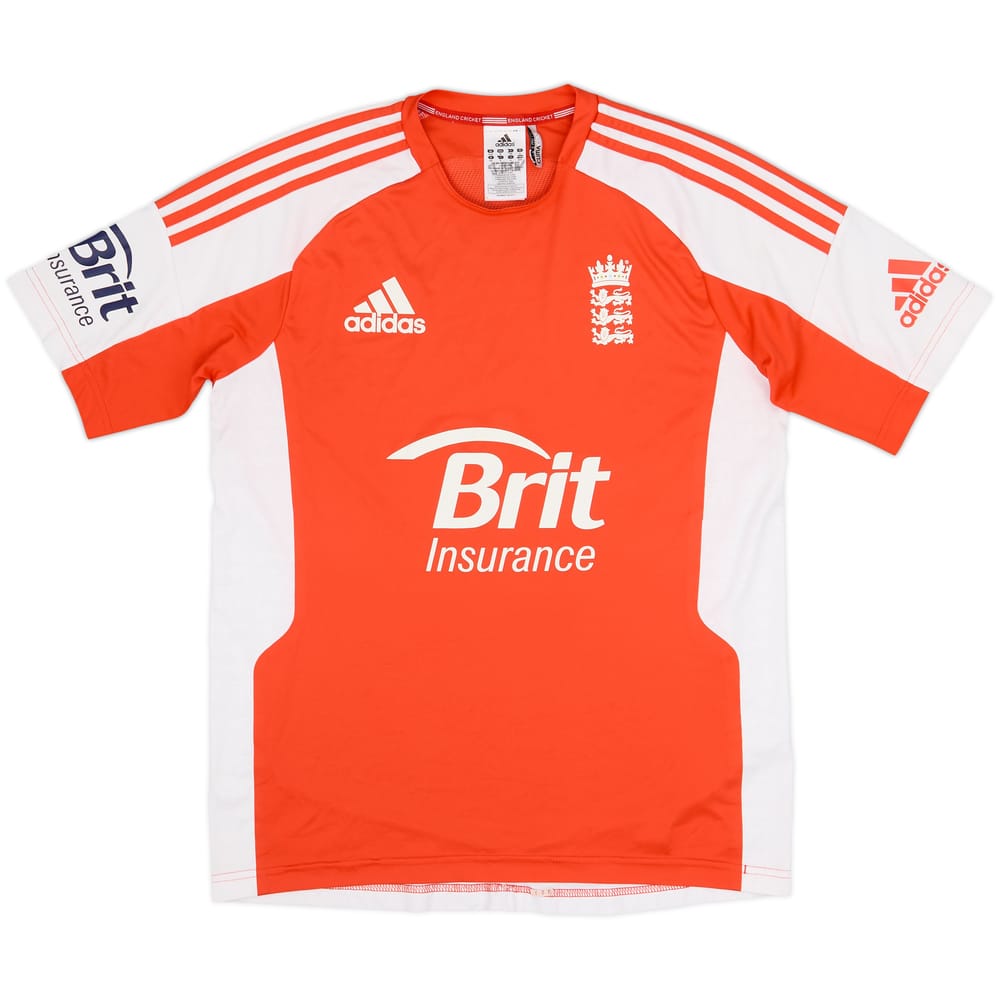 2011-12 England Cricket adidas Training Shirt - 7/10 - (M/L)