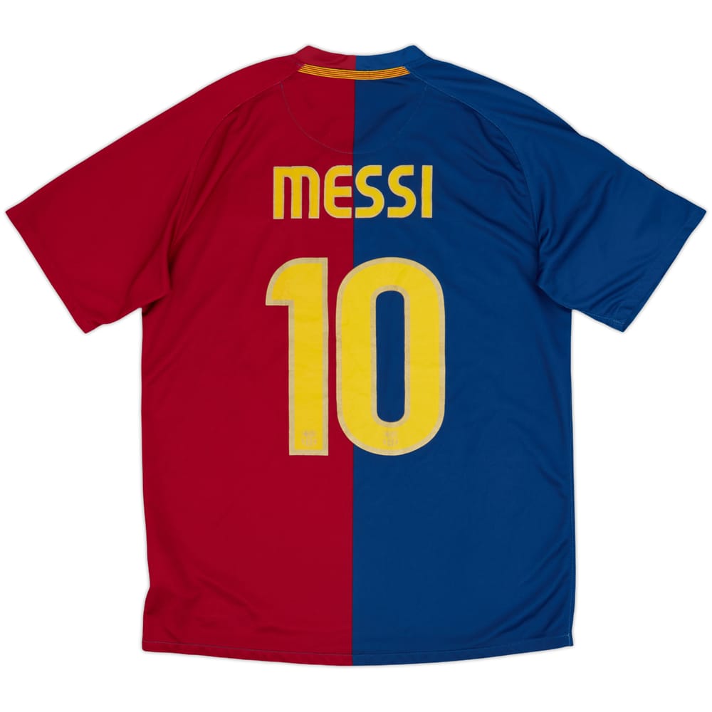 2008-09 Barcelona Home Shirt Messi #10 - 6/10 - (M)