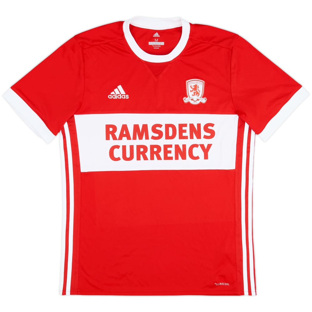 2017-18 Middlesbrough Home Shirt - 8/10 - (M)