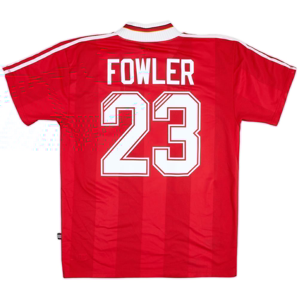 1995-96 Liverpool Home Shirt Fowler #23 - 8/10 - (L)