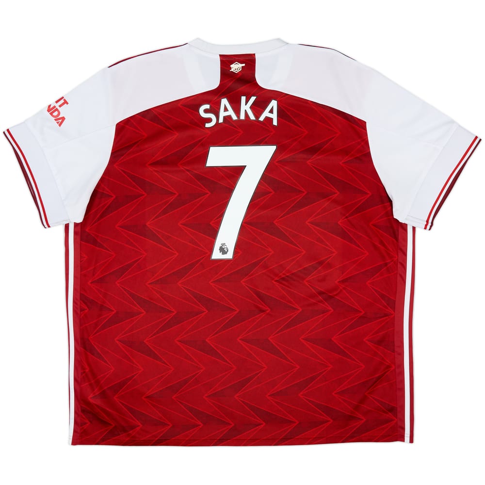 2020-21 Arsenal Home Shirt Saka #7 - 8/10 - (3XL)