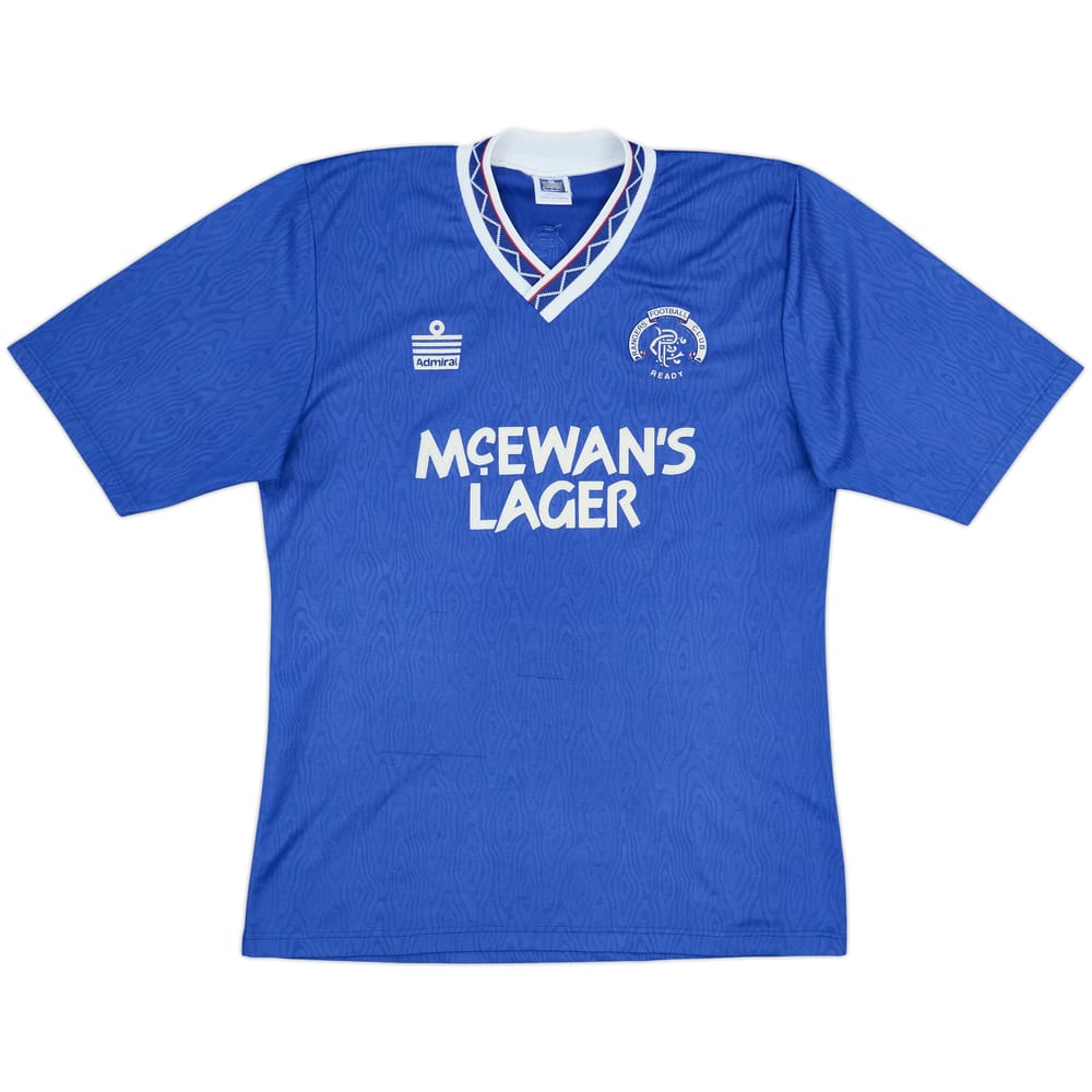 1990-92 Rangers Home Shirt - 8/10 - (M)