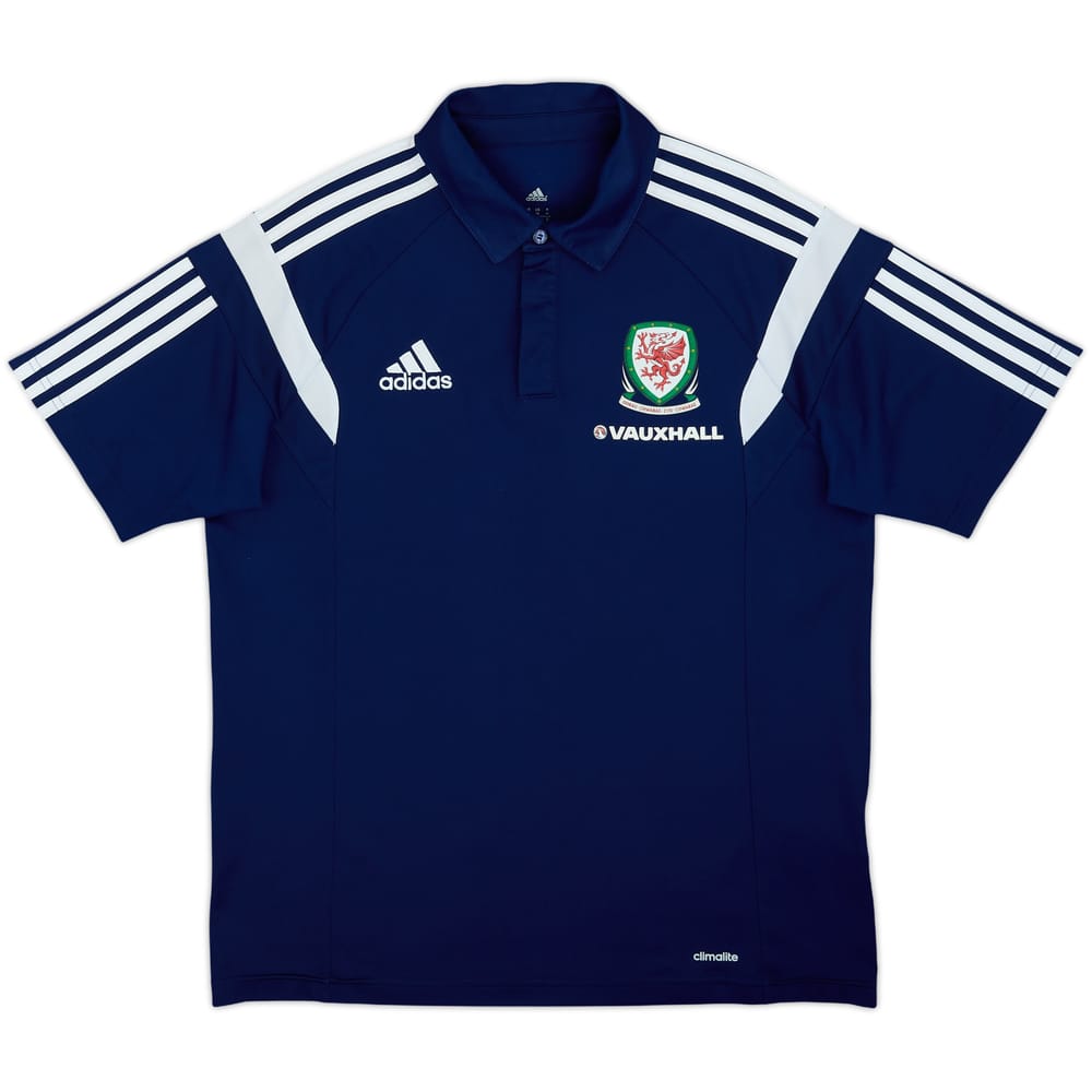 2013-14 Wales adidas Polo Shirt - 8/10 - (M)