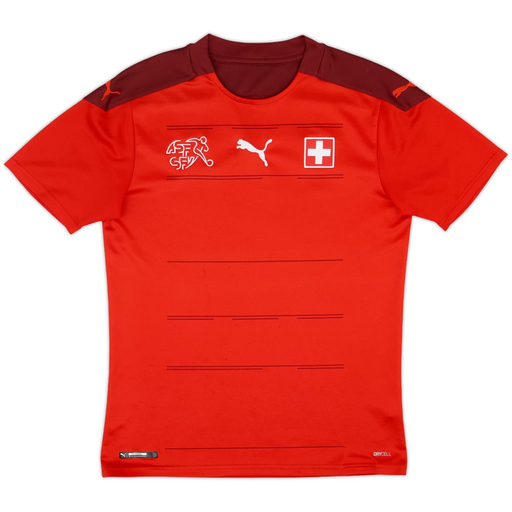 2020-21 Switzerland Home Shirt - 8/10 - (S)