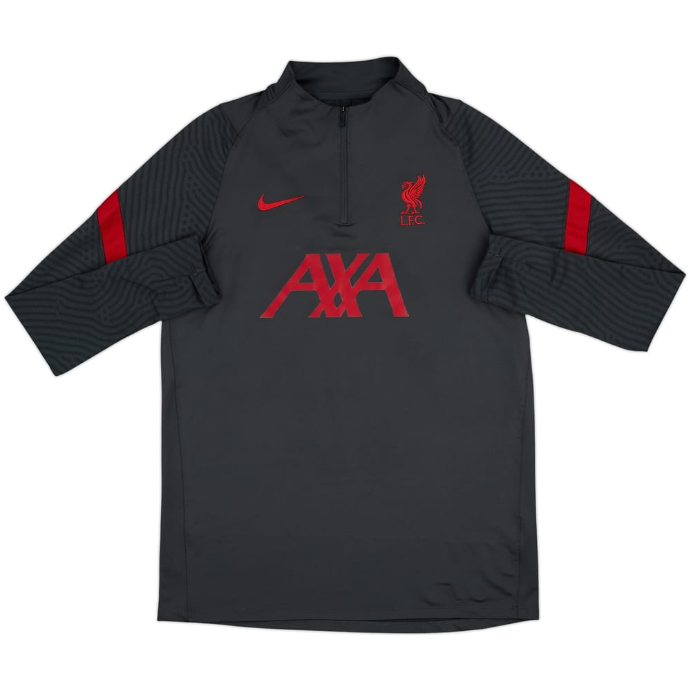 2020-21 Liverpool Nike 1/4 Zip Drill Top - 6/10 - (L)