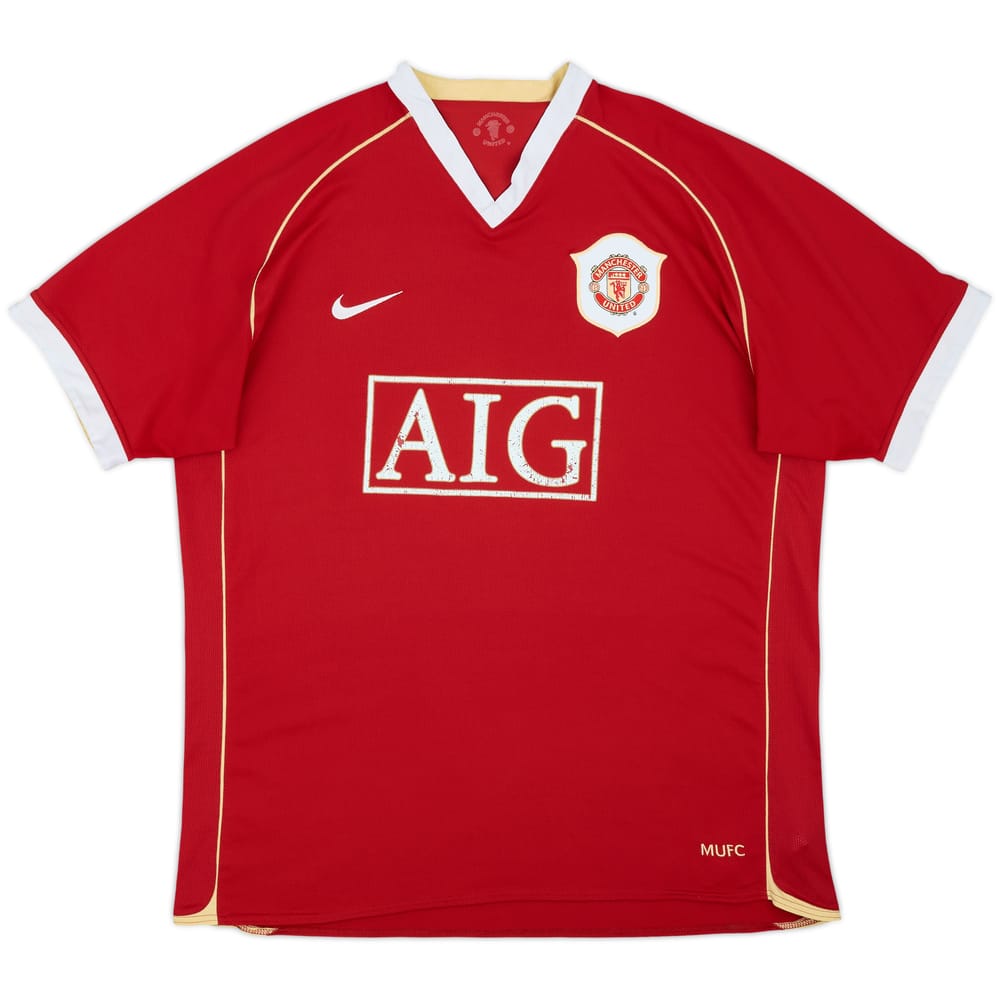 2006-07 Manchester United Home Shirt - 5/10 - (XL)