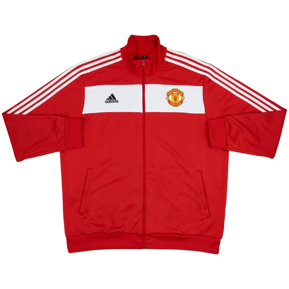 2020-21 Manchester United adidas Track Jacket - 8/10 - (XXL)