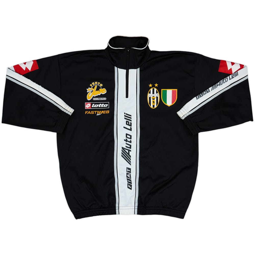 2002-03 Juventus Lotto Scuola Calcio 1/4 Zip Track Top - 6/10 - (L)