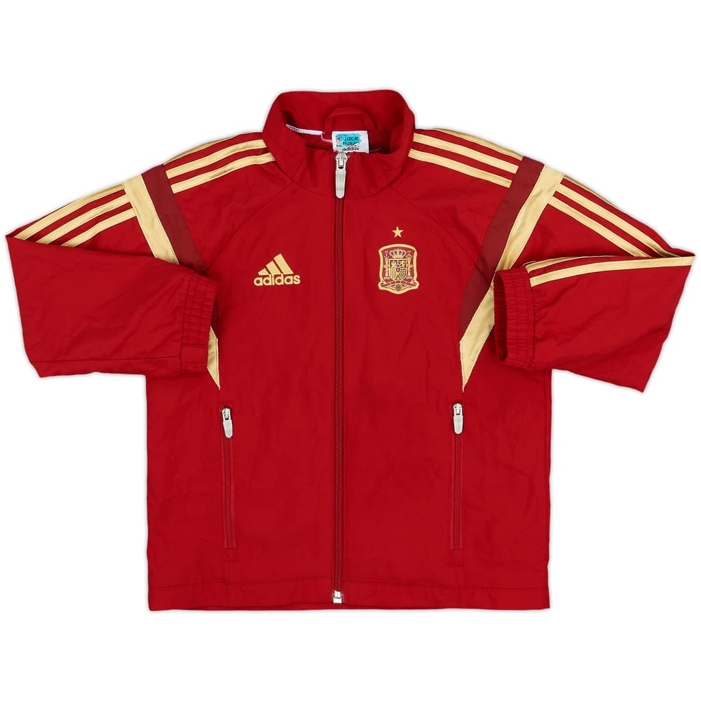 2013-14 Spain adidas Track Jacket - 8/10 - (3-4 Years)