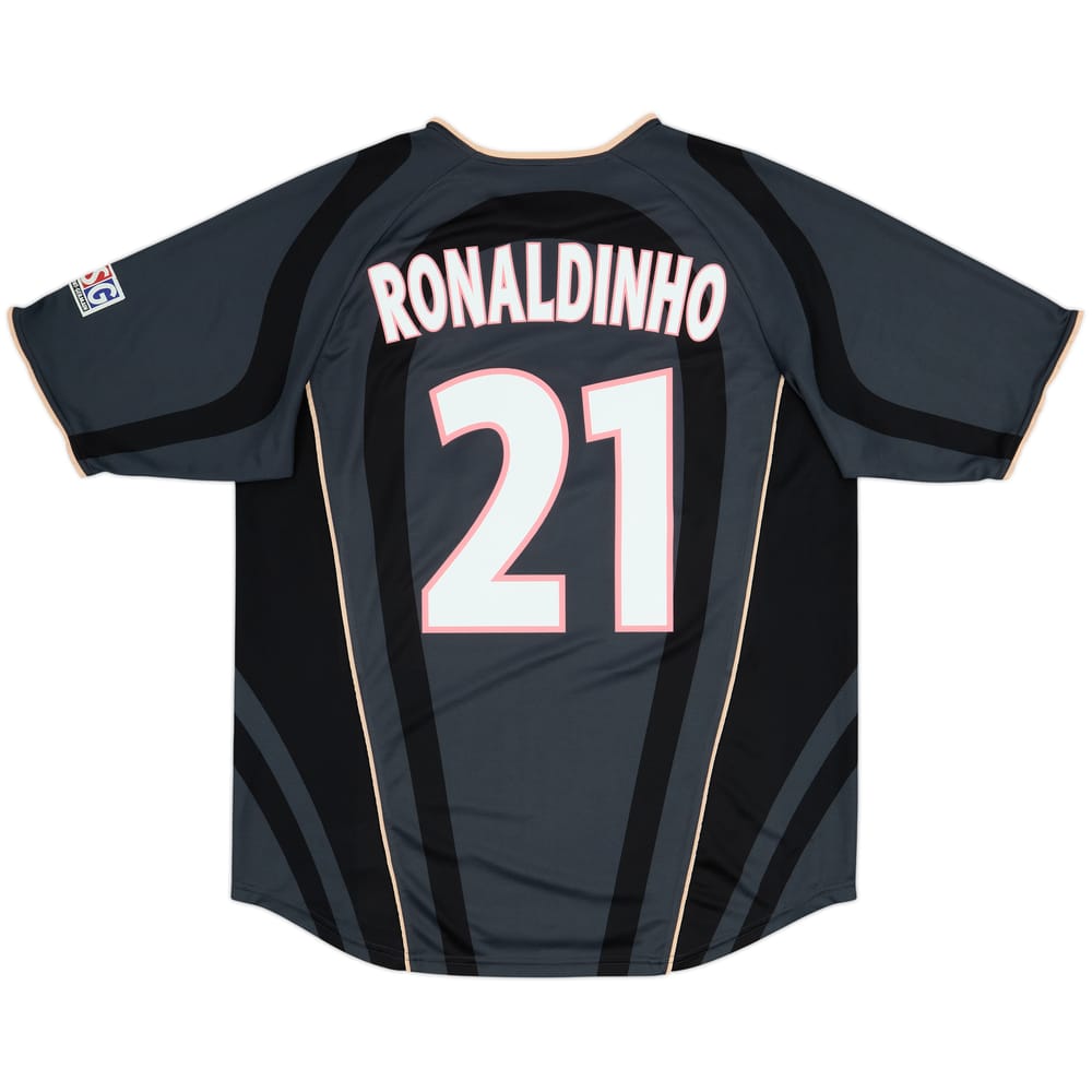 2001-02 Paris Saint-Germain Third Shirt Ronaldinho #21 - 7/10 - (L)