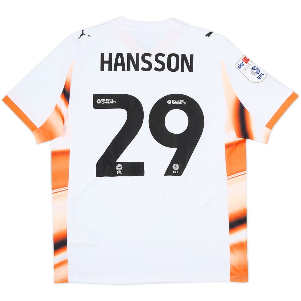 2025-26 Blackpool Away Shirt Hansson #29 - 8/10 - (L)