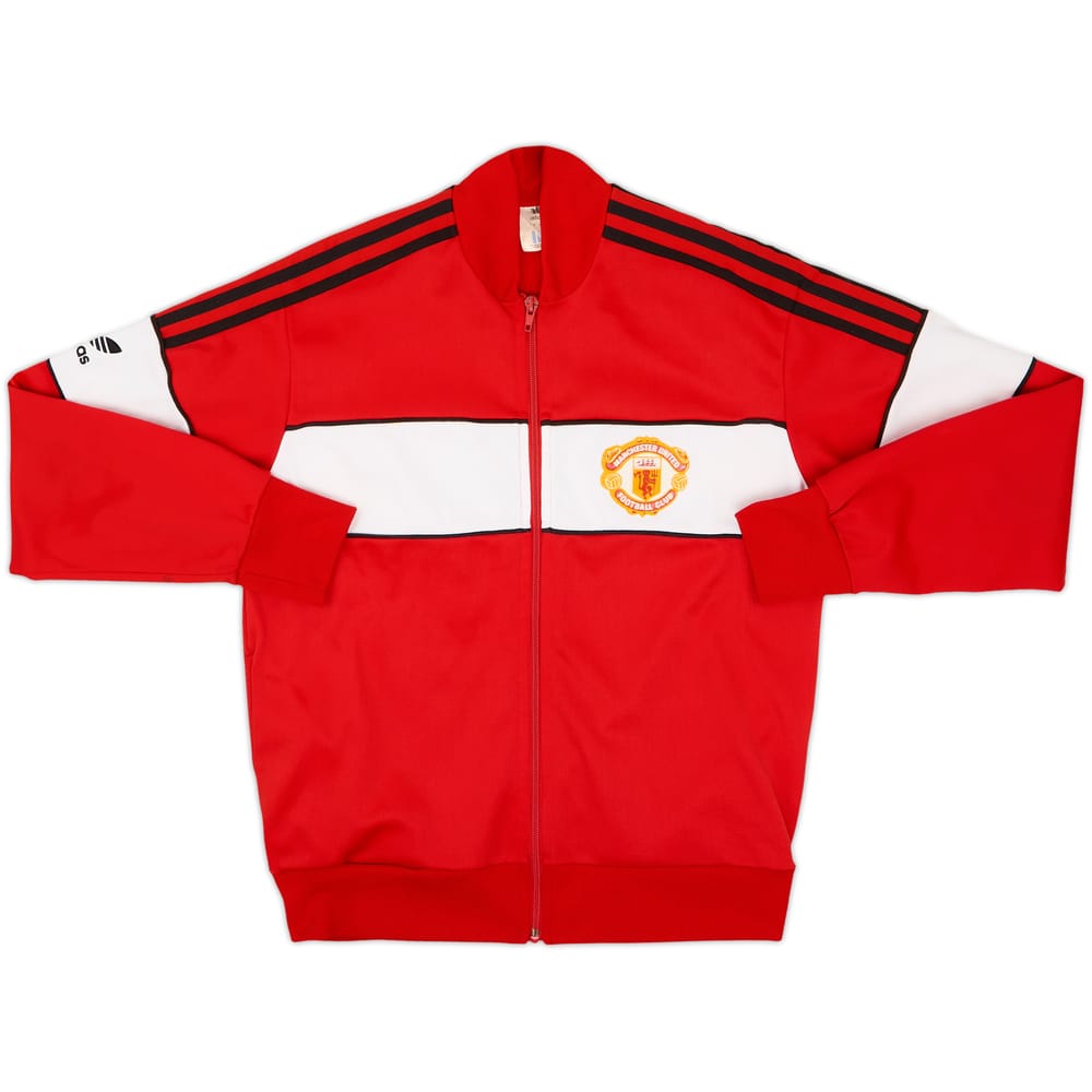 1984-86 Manchester United adidas Track Jacket - 8/10 - (L.Boys)