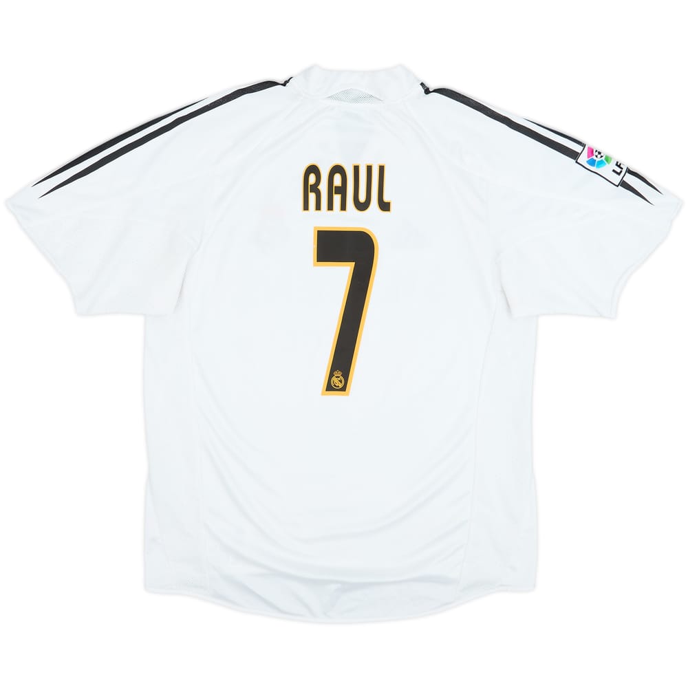 2004-05 Real Madrid Home Shirt Raul #7 - 6/10 - (M)