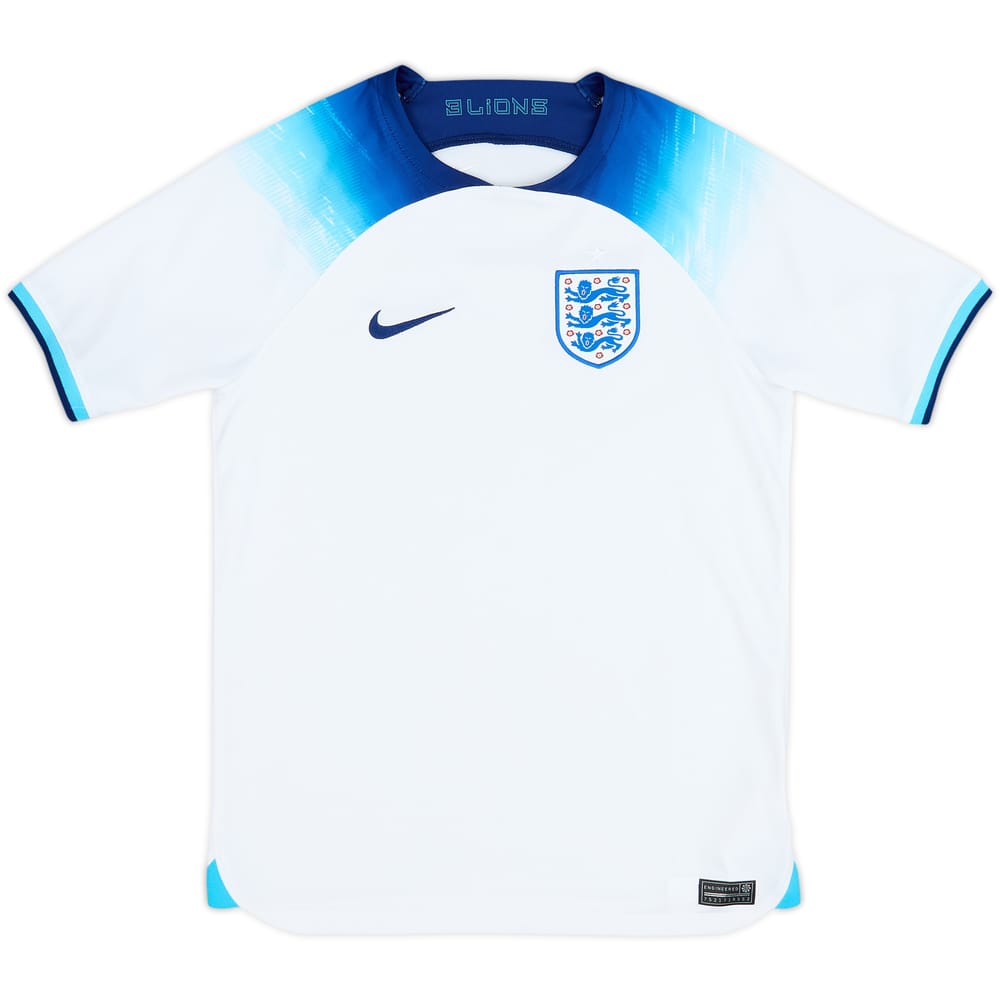 2022-23 England Home Shirt - 8/10 - (L.Boys)