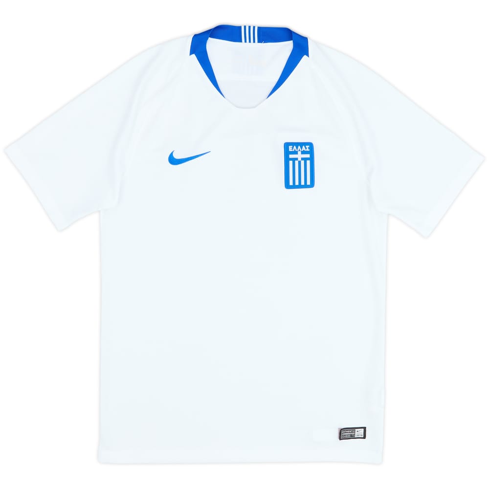 2018-19 Greece Home Shirt - 9/10 - (S)