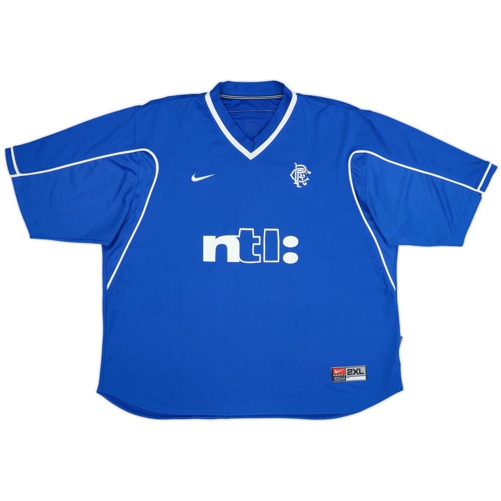 1999-01 Rangers Home Shirt - 6/10 - (XXL)