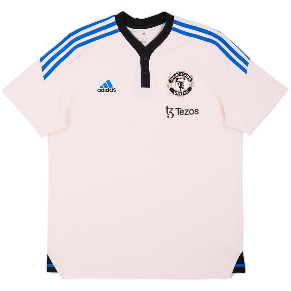 2022-23 Manchester United adidas Polo Shirt - 8/10 - (L)
