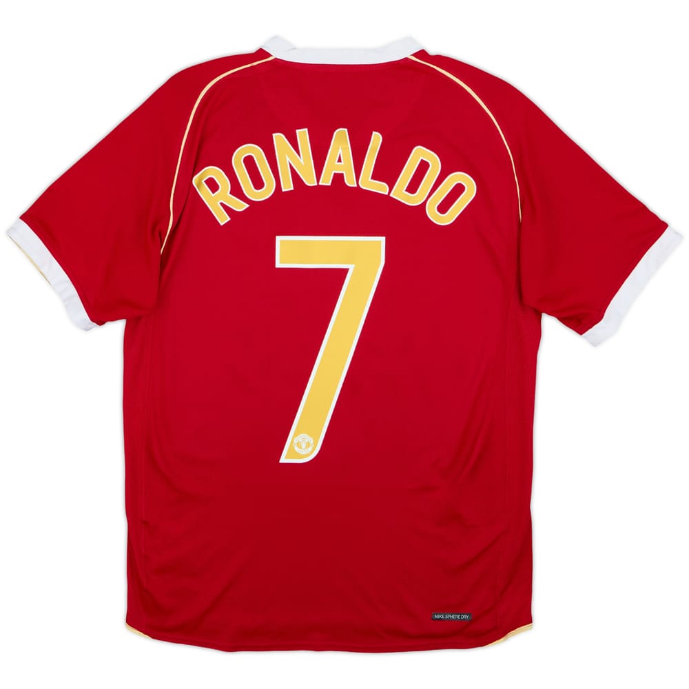 2006-07 Manchester United Home Shirt Ronaldo #7 - 6/10 - (S)